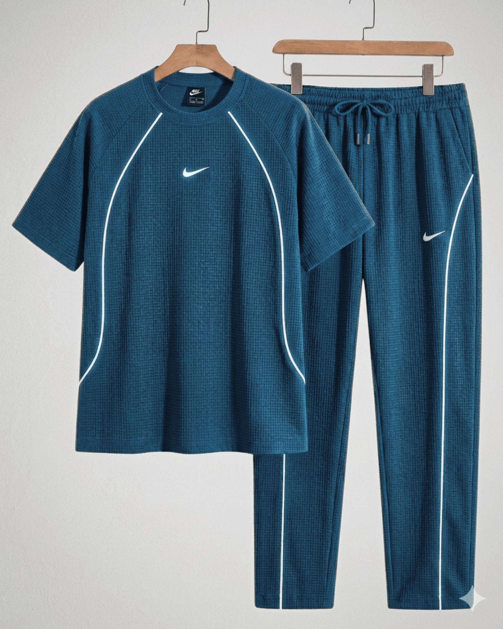 Men'sT-Shirt & Matching Trouser Combo Blue