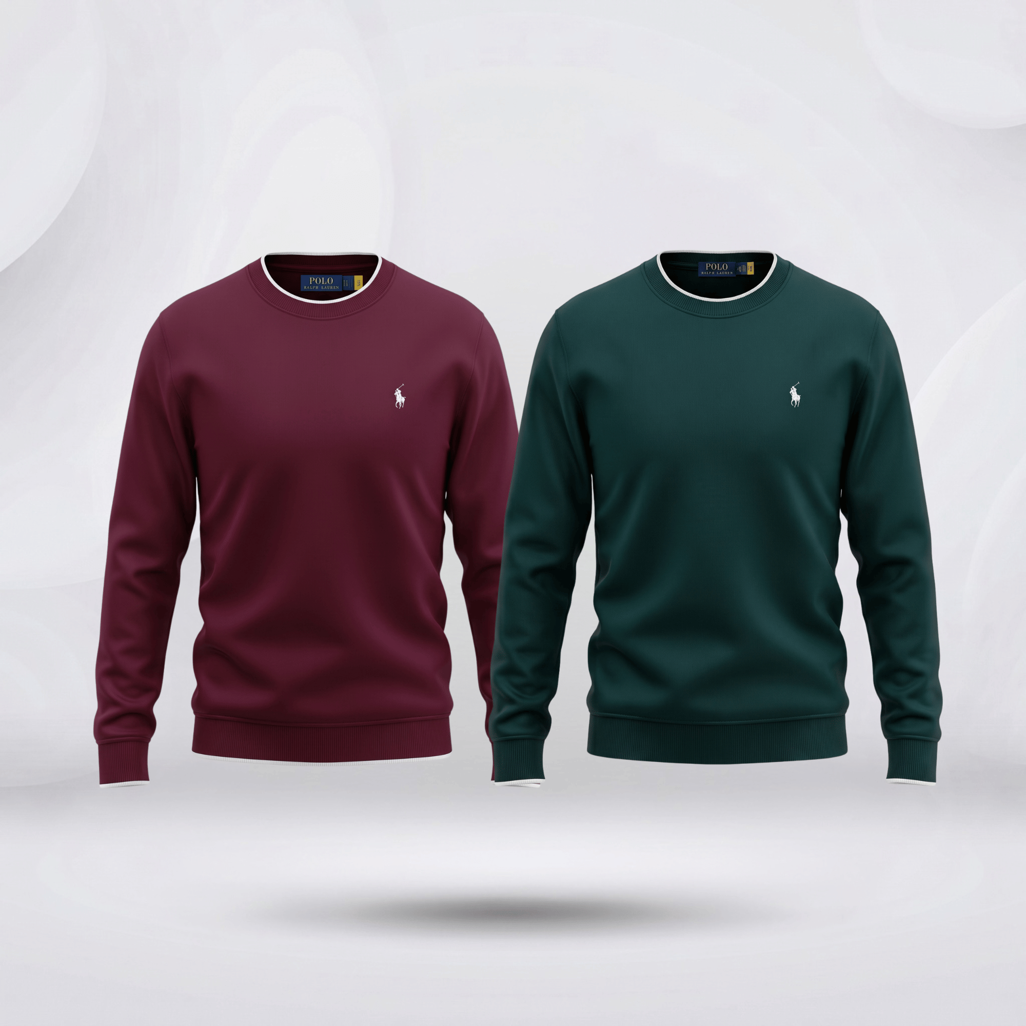 Export Quality Premium Sweatshirt Combo - (Merun + Green)