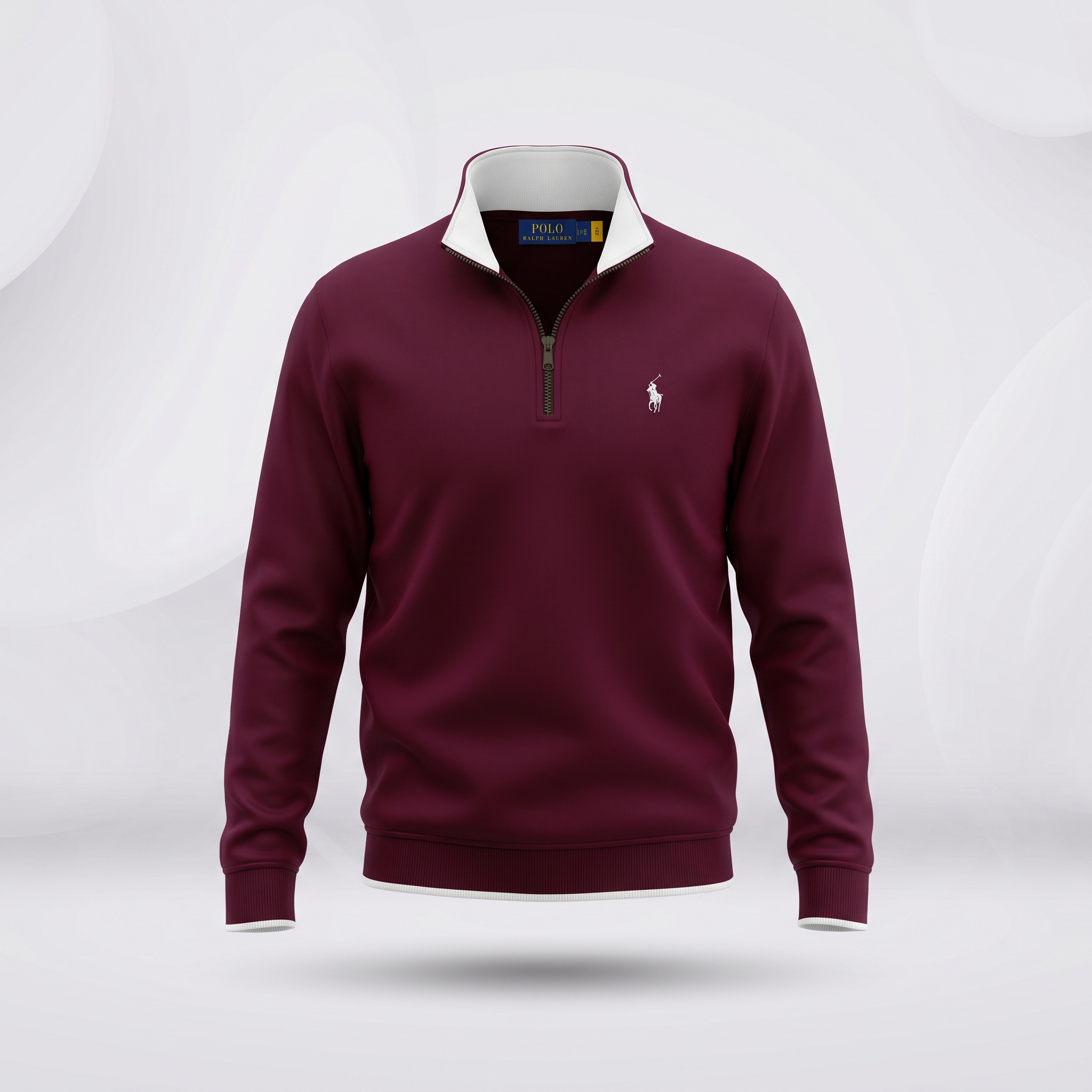 Export Quality Men’s Premium Half-Zip Sweatshirt - Merun
