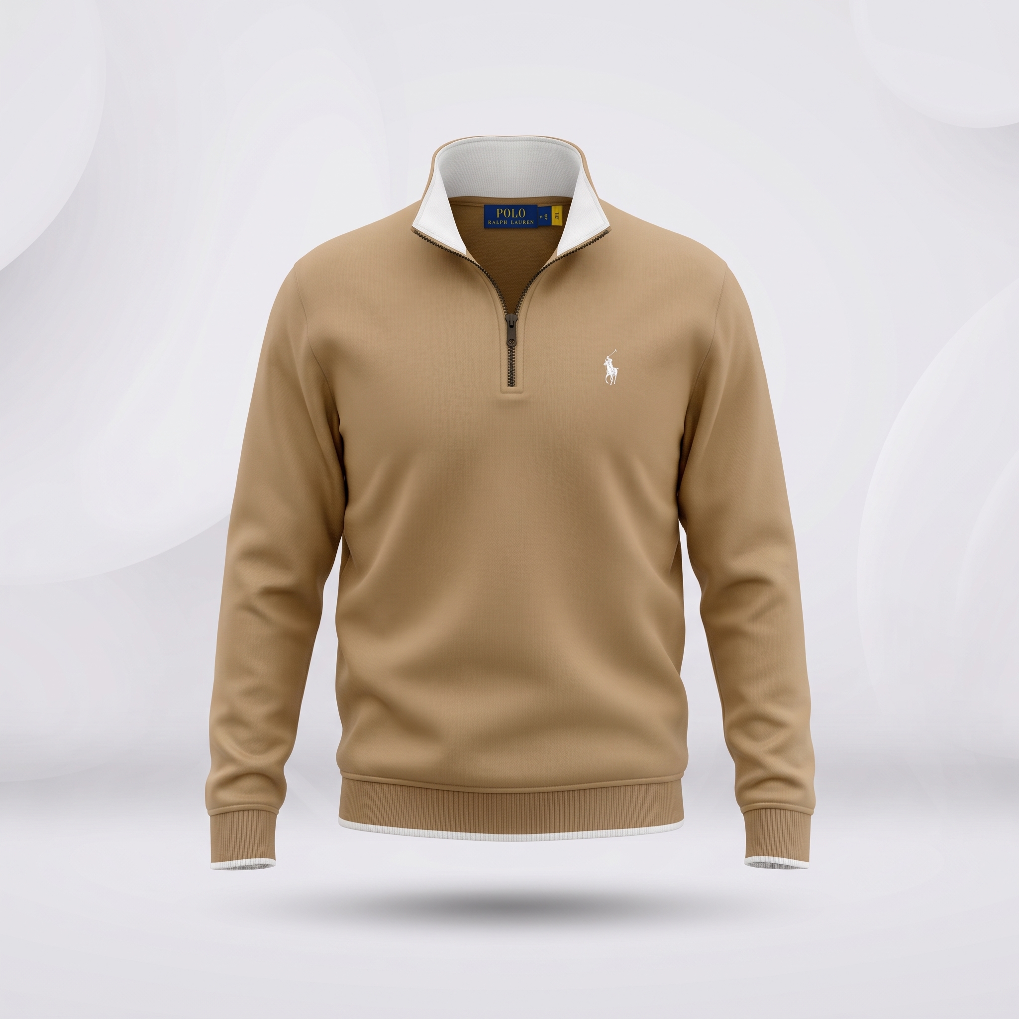 Export Quality Men’s Premium Half-Zip Sweatshirt - Biscet